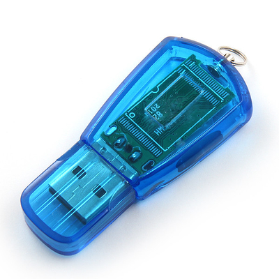 Memoria USB plástica de aluminio y transparente 128GB 256GB USB 2,0 y USB 3,0