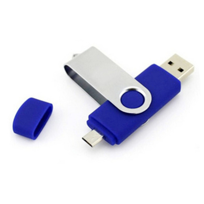Memorias USB del teléfono OTG USB de Android 2,0 3,0 datos que cargan 64GB de la longitud de los 7cm