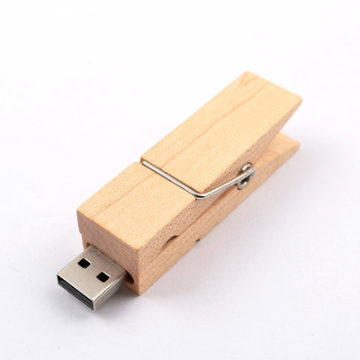 El clip formó memoria USB de madera USB rápido 2,0 3,0 2GB 4GB 256GB