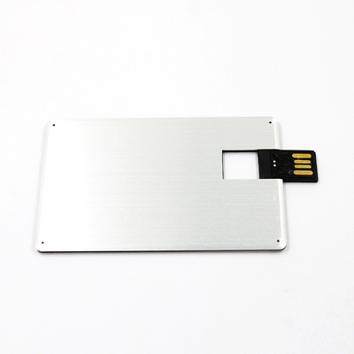 La tarjeta de crédito del metal USB pega 2,0 mini UDP microprocesadores de destello de 128GB 64GB