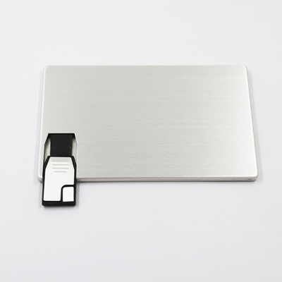 Prenda impermeable de encargo del palillo 2,0 128GB 256GB de Logo Credit Card Sized Usb de la impresión