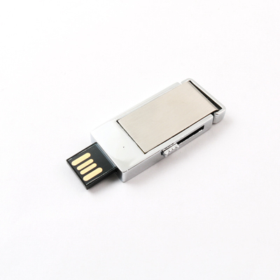 Logotipo impermeable de destello del laser de memoria USB 2,0 8GB 16GB del metal del UDP