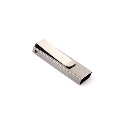 El clip forma la unidad USB del metal modificó microprocesadores del LOGOTIPO para requisitos particulares UDP de la impresión del laser