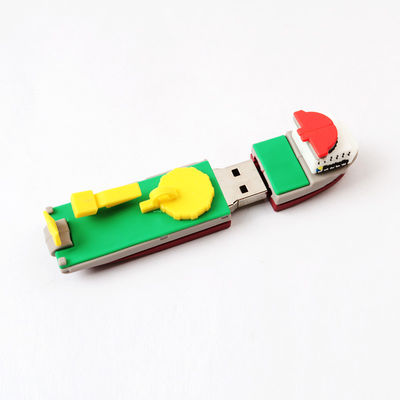 3D copian el velero real de la unidad USB del PVC modificaron formas para requisitos particulares