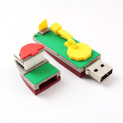 3D copian el velero real de la unidad USB del PVC modificaron formas para requisitos particulares