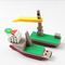 3D copian el velero real de la unidad USB del PVC modificaron formas para requisitos particulares