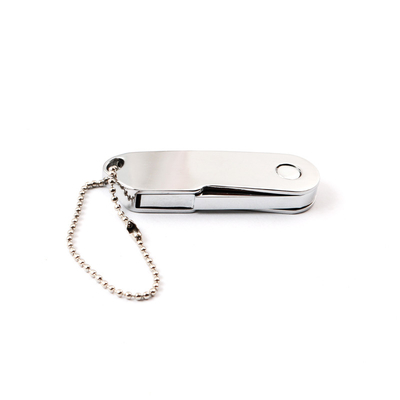 Twist Metal Usb 2.0 Flash Drive con llavero, 32GB 64GB 128GB chip UDP rápido