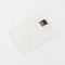 Cuerpo transparente de mini memoria USB del UDP Chips Card con la impresión en la etiqueta engomada de papel