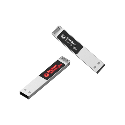 Disco flash de metal plástico personalizado con carga de logotipo para almacenamiento de datos