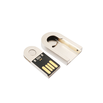 Disco USB de metal pequeño de 8 Gb con queja de Fcc