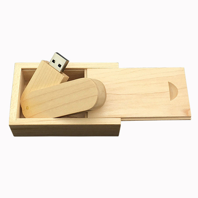 Disco flash USB de madera ecológico Función de madera de bambú con velocidad de lectura de 10 20MB / S
