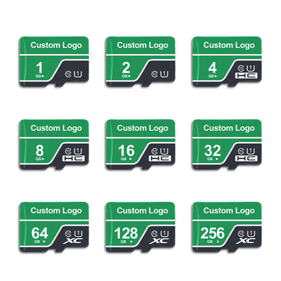 Micro SD personalizado para la cámara Flash Test Beache32 Velocidad de escritura 3.0 20mbs Apoyo a la caja USB por OEM