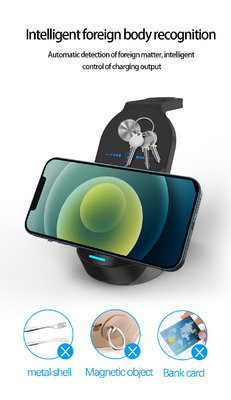 Protección contra la sobre-temperatura Carga rápida Pad de carga inalámbrica con material ABS PC