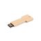 Clave de bambú ecológica de madera con unidad flash USB con función 98 Sistema OPP o otra caja