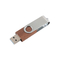 USB tipo A y tipo C juntos USB de memoria de madera con rango de funcionamiento de 0°C a 60°C