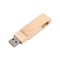 USB A y tipo c Unidad flash USB de madera con USB2.0/3.0 Tipo de interfaz para transferencia rápida de datos