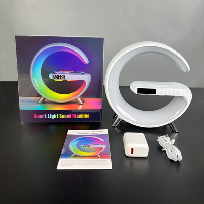 Con LED Con Reloj Con altavoz Con Bluetooth Cargador inalámbrico Rápido 15W