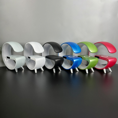 Con LED Con Reloj Con altavoz Con Bluetooth Cargador inalámbrico Rápido 15W