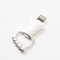 Disco flash USB de metal a prueba de golpes soporta carga gratuita de datos