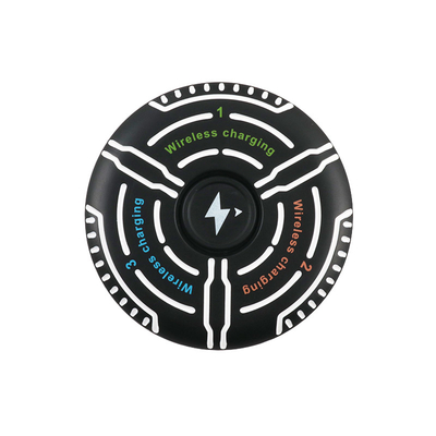 Caja de soporte de cargador inalámbrico multifunción Imprimir logotipo Indicador de luz Fidget Spinner