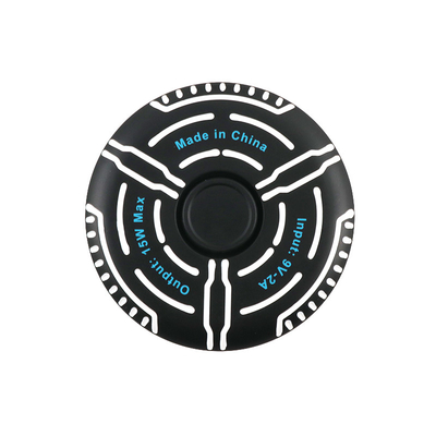 Caja de soporte de cargador inalámbrico multifunción Imprimir logotipo Indicador de luz Fidget Spinner