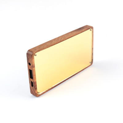 Banco de energía portátil Li Polymer 18650 Batería en negro para teléfonos inteligentes y dispositivos USB
