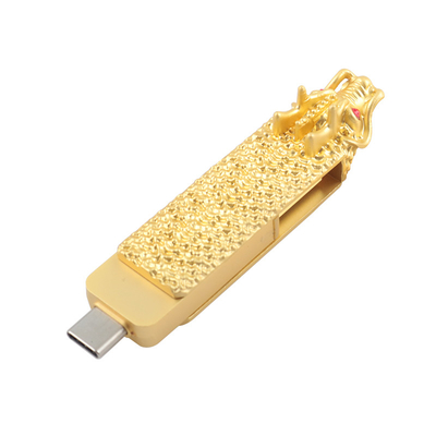 Tipo de dragón en forma de C y unidad flash USB con lectura y escritura rápida 3.0 usb