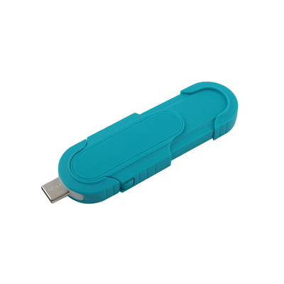 Disco flash OTG de 13 g con doble interfaz USB 3.0 tipo C en blanco/negro/verde/púrpura/amarillo/rojo