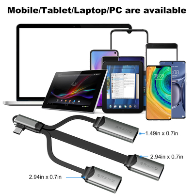 Cable USB para leer y copiar también el adaptador USB de transferencia rápida de datos