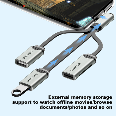Cable USB para leer y copiar también el adaptador USB de transferencia rápida de datos