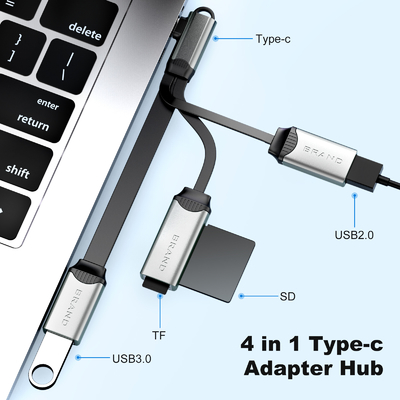 Lectura para tarjeta TF Cable de conexión de tarjeta SD para USB 2.0 y USB 3.0 Transferencia rápida de datos