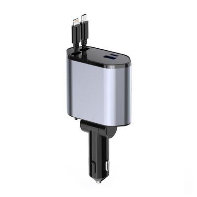 Salida USB-C 5V/3A Cargador rápido para automóviles para entrada de voltaje nominal de 12-24V