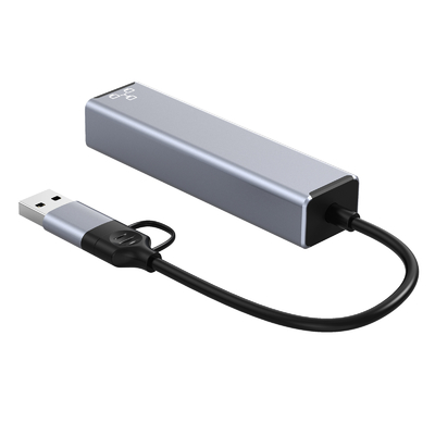 Adaptador USB C compacto portador portátil expandir port USB para transferencia rápida de datos
