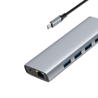 Hub HDMI de aluminio rápido y USB para una conectividad mejorada