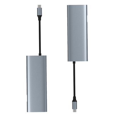 Hub HDMI de aluminio rápido y USB para una conectividad mejorada
