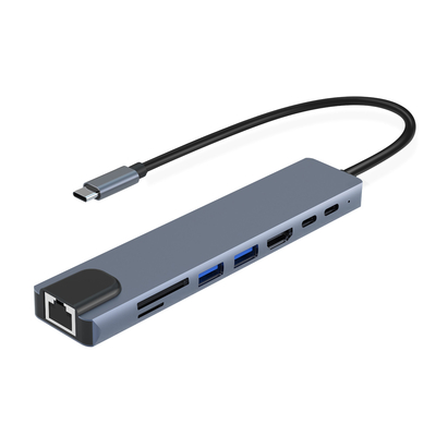 Transferencia de datos rápida Lector de tarjetas de memoria de aluminio Hub rápido / Hub de tarjetas de memoria con estilo encantador