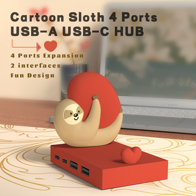 Estación multifunción usb c hub adaptador inteligente con lector de tarjetas de memoria