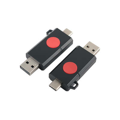 USB 3.0 y unidades flash de tipo C con flash de plástico y logotipo personalizado