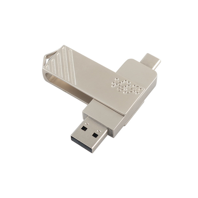 Tipo de metal C en forma de torsión de velocidad rápida USB Flash Drive 3.0 y USB 2.0 y tipo C