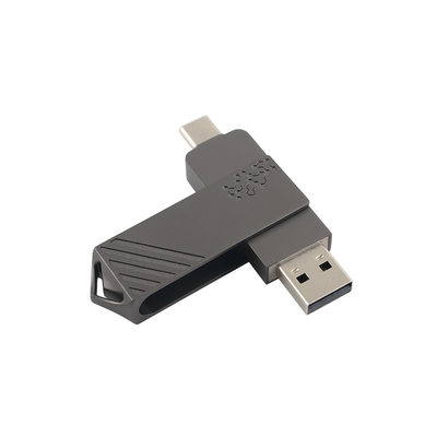 Tipo de metal C USB Flash Drives en forma de torsión Velocidad rápida Puede utilizarse por teléfono directamente