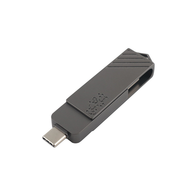 Tipo de metal C USB Flash Drives en forma de torsión Velocidad rápida Puede utilizarse por teléfono directamente