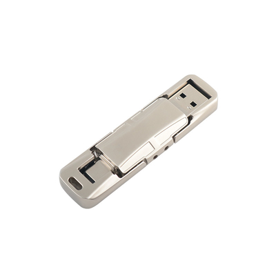 USB 3.0 y unidades flash de tipo C con un flash calibrado en metal y logotipo personalizado