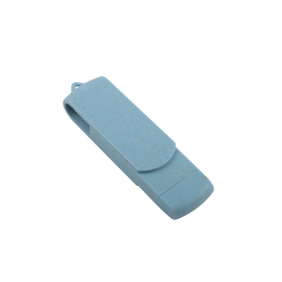 Materiales reciclables Unidad flash USB con disco tipo C U para almacenamiento de datos