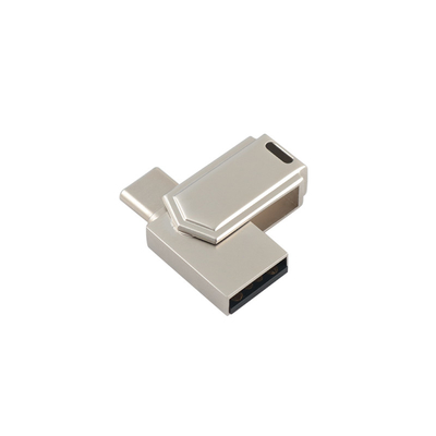 13g de aleación de zinc USB 3.0 y memoria tipo C con contraseña de datos y logotipo USB láser