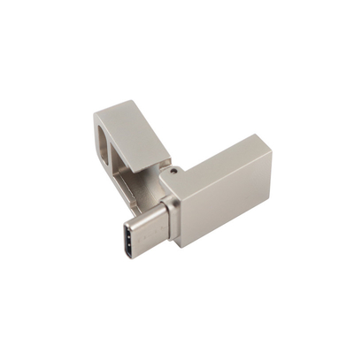 USB de metal 3.0 y tipo C de unidad flash con tipo C puede láser logotipo de una cara hacer promesa