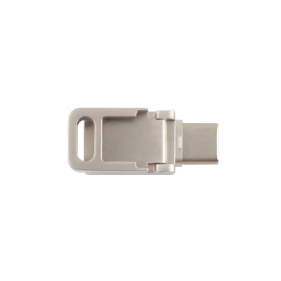 USB de metal 3.0 y tipo C de unidad flash con tipo C puede láser logotipo de una cara hacer promesa