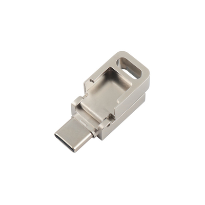 USB de metal 3.0 y tipo C de unidad flash con tipo C puede láser logotipo de una cara hacer promesa