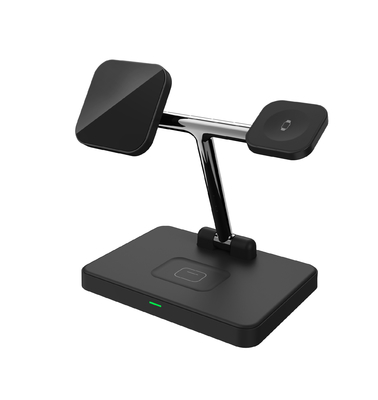 Cargador rápido 3 en 1 Carga inalámbrica vertical para auriculares iPhone IWatch