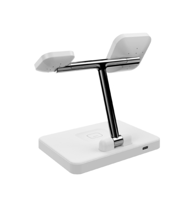 Carga inalámbrica vertical rápida 3 en 1 cargador rápido para teléfono auricular reloj