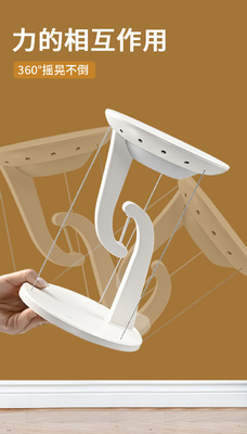 Cargador inalámbrico ligero con diseño plegable de luz y función de almacenamiento 9V / 3A